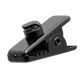 N-ear: BiMetal 2 Black Metal Covert with Grey Earpiece Clip - attaches to wire NOT braided cable