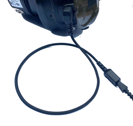 Peltor 2-pin to mini 2-pin adapter cable