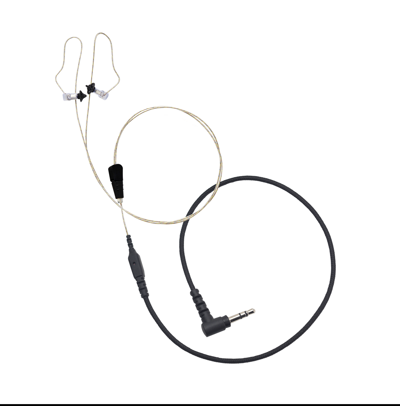 N•EAR 360 FLEXO™ BRAIDED FIBER CLOTH™ DUAL EAR EARPIECE