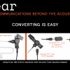 N•EAR 360 FLEXO™ SINGLE EAR EARPIECE WITH BRAIDED CABLE